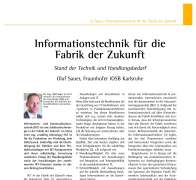 Informationstechnik für die Fabrik der Zukunft